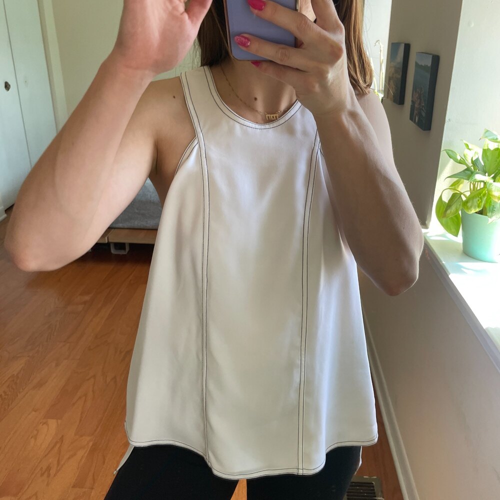 Bcbgmaxazria Cutout Split Back Top - image 3